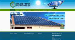 Desktop Screenshot of elektro-performance.hr